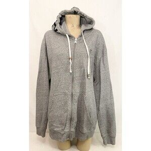 Cult of Individuality Hoodie Sweatshirt XXXL 3XL 52" Gray Zipper Logo Pockets